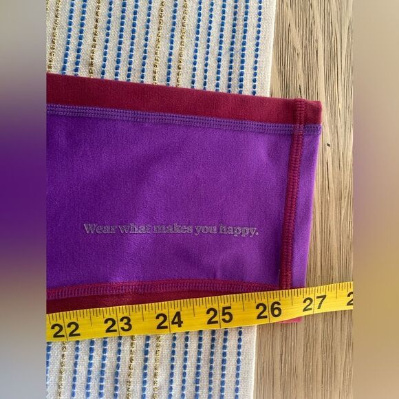 TEREZ Electric Purple And Black Raspberry TLC Colorblock Leggings Sz L NWT - Picture 15 of 16